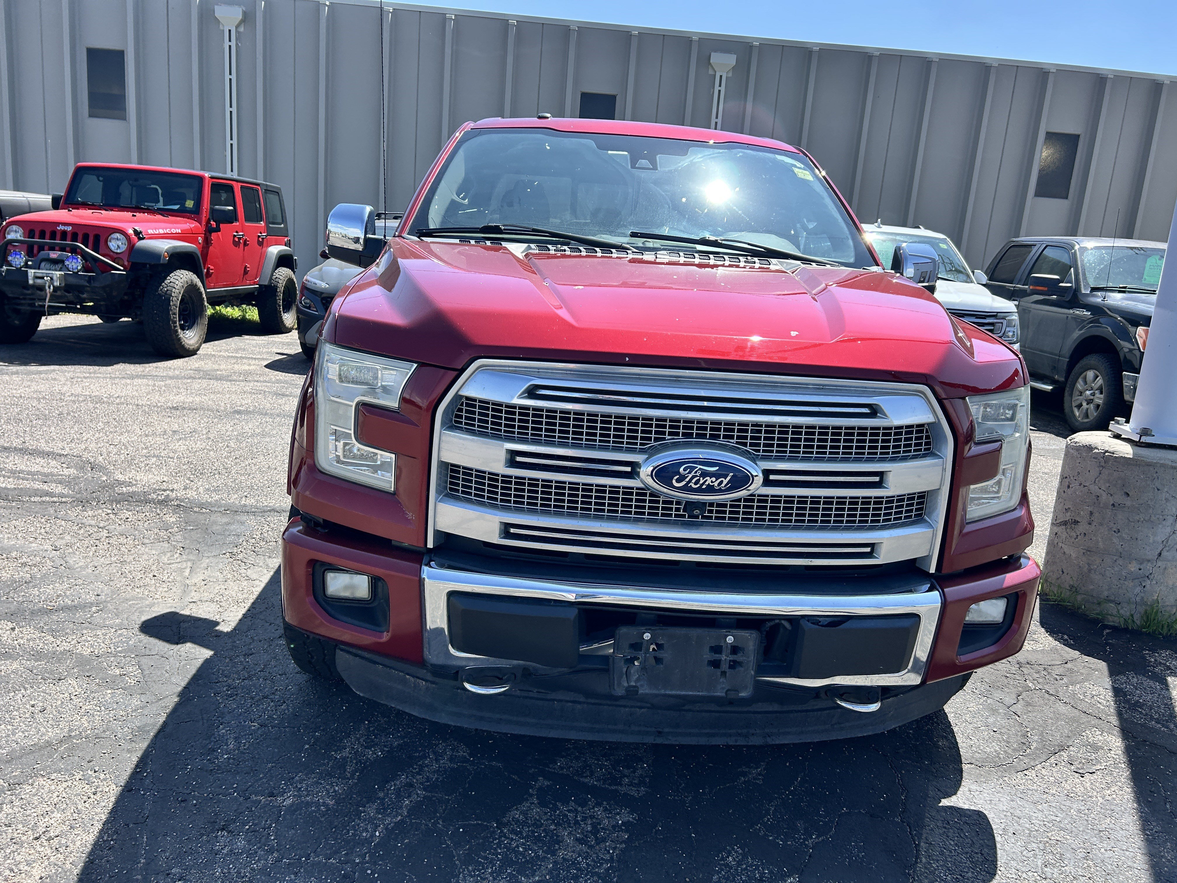 Used 2015 Red Ford Platinum image 7