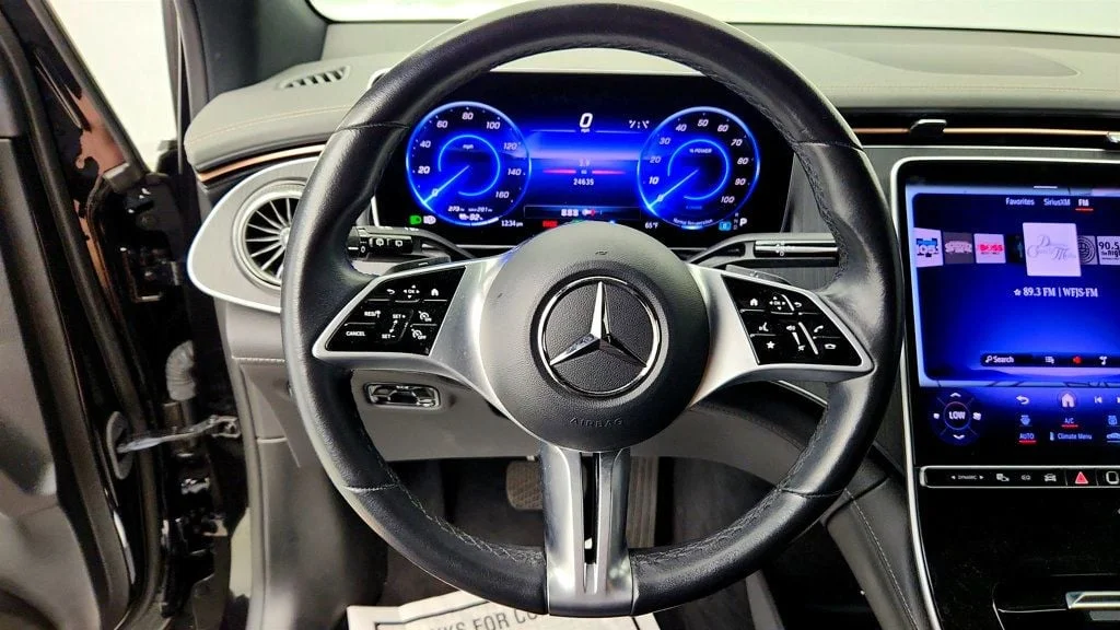 Used 2024 Obsidian Black Metallic Mercedes-Benz EQE 350+ SUV w/ Nappa Leather & Ventilated Seats image 13