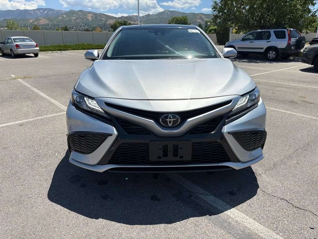 Used 2023 Celestial Silver Metallic Toyota XSE image 2