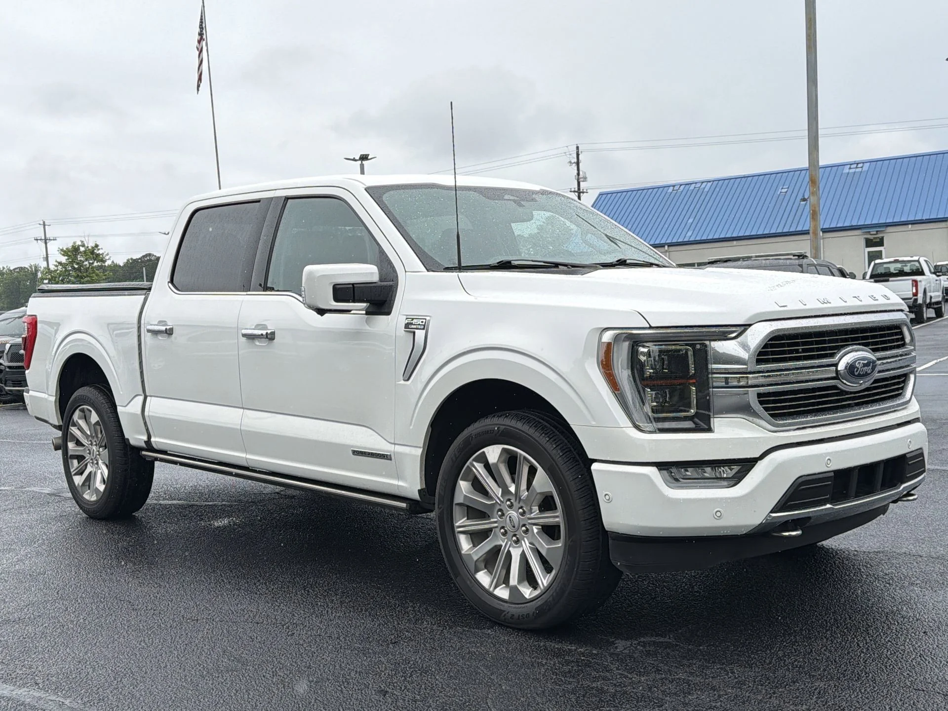 Certified Used 2023 White Metallic Ford Limited image 34