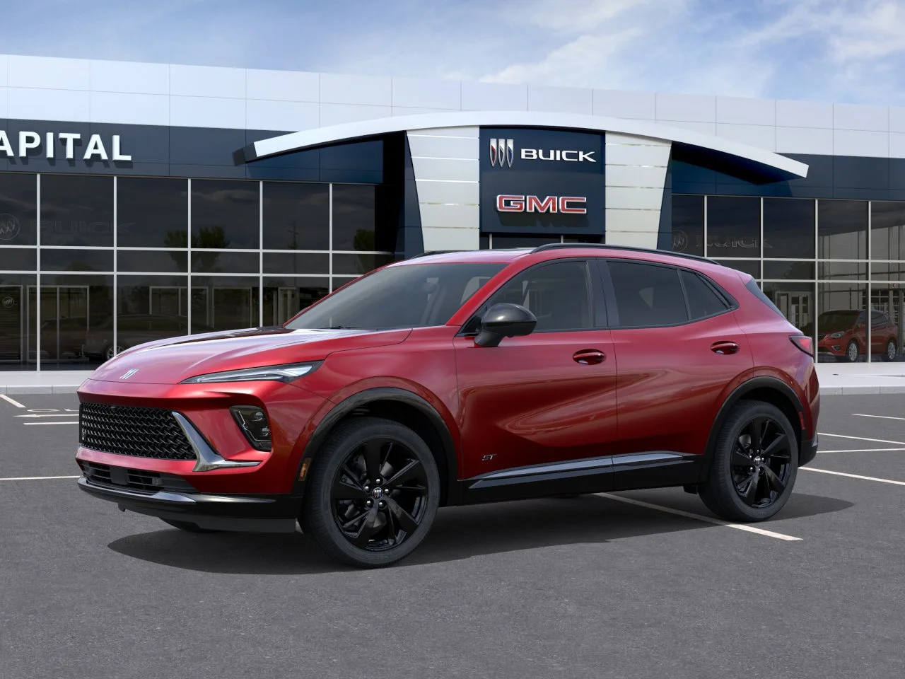 New 2026 Brilliant Red Buick Sport Touring AWD image 3