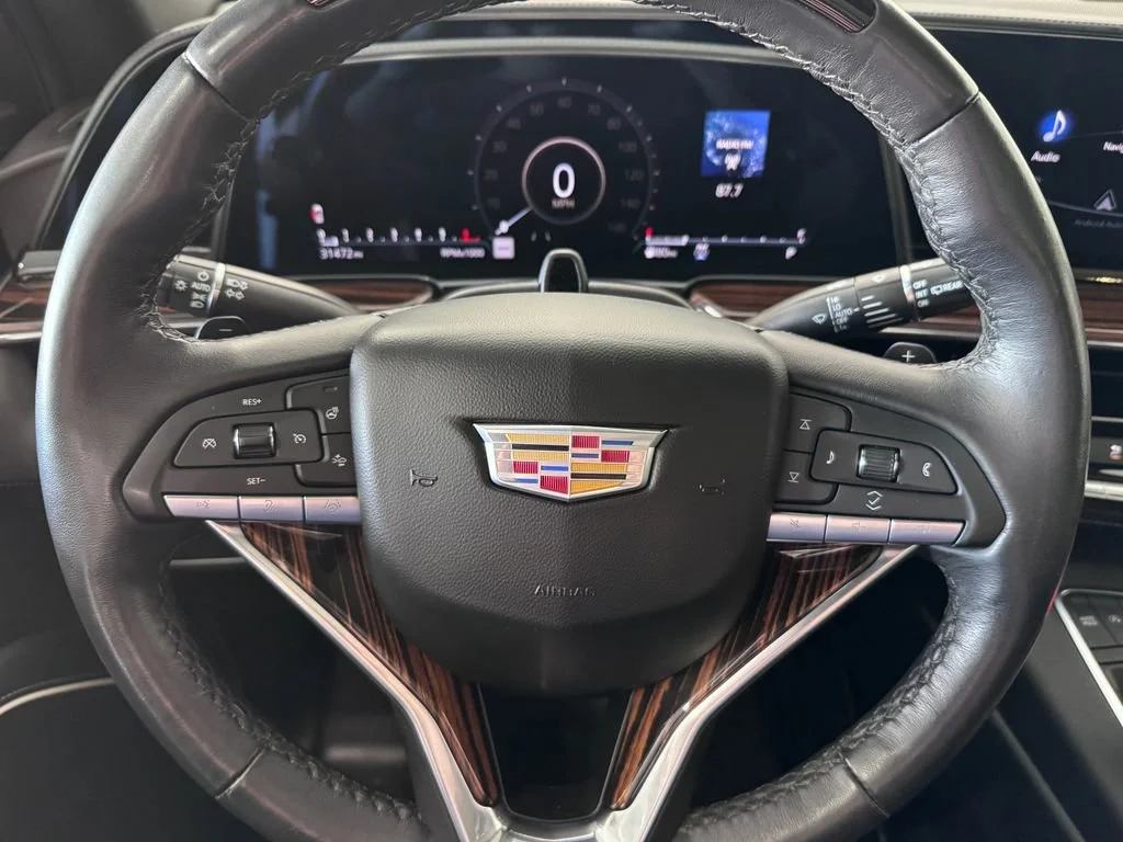 Certified Used 2023 Crystal White Tricoat Cadillac Premium Luxury image 18