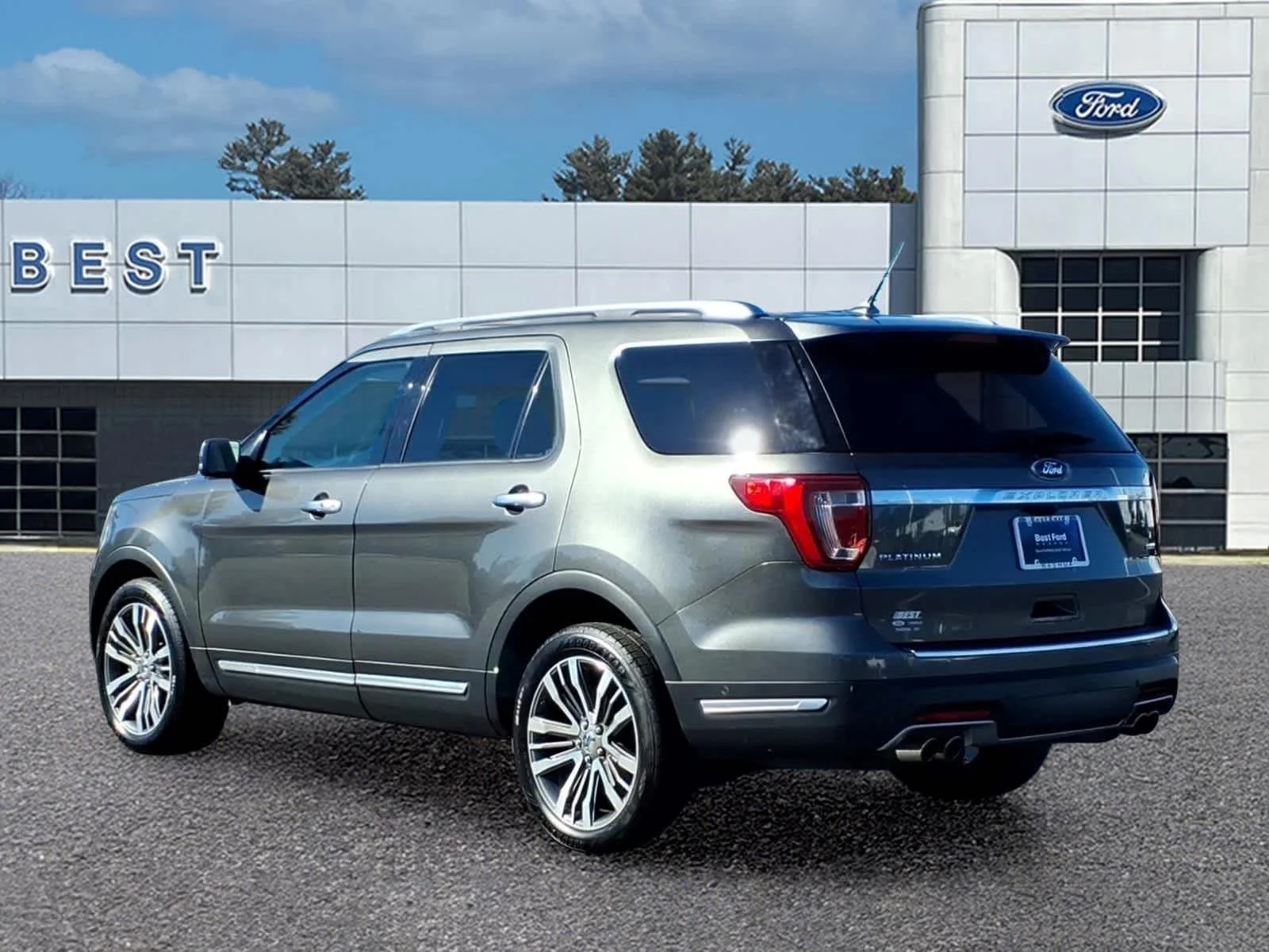 Used 2018 Magnetic Ford Platinum image 4
