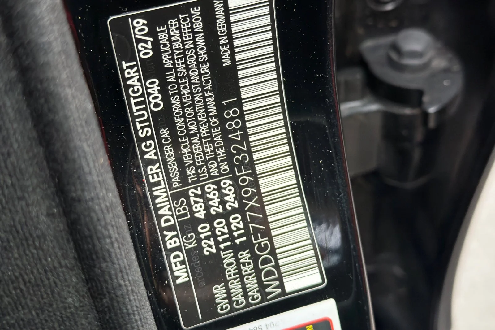 Used 2009 Black Mercedes-Benz C 63 AMG® image 43