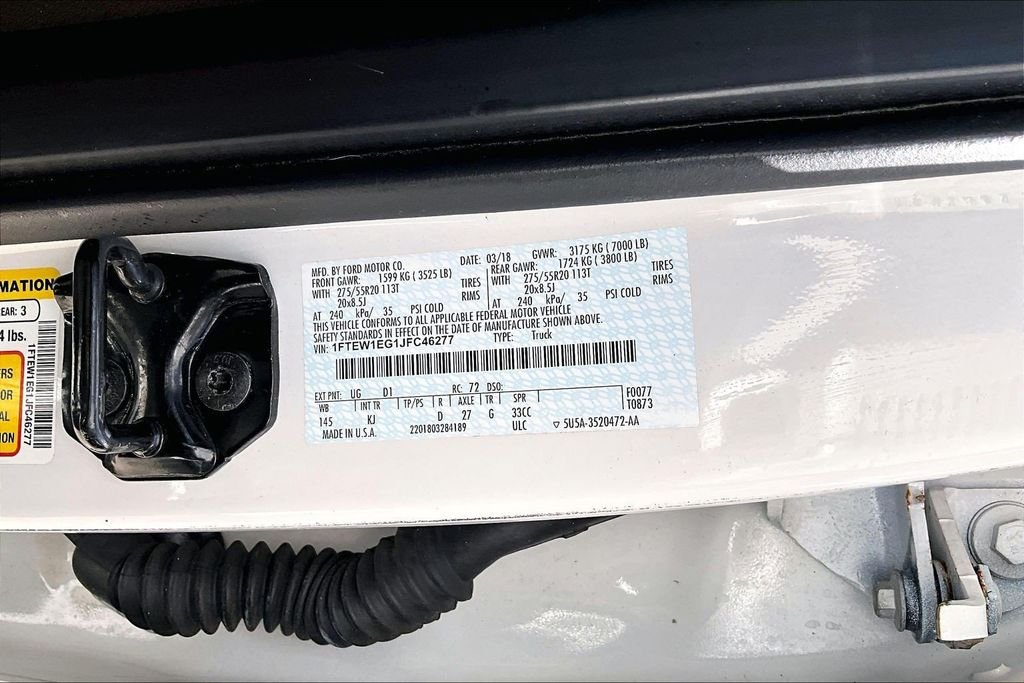 Used 2018 White Ford King Ranch image 36
