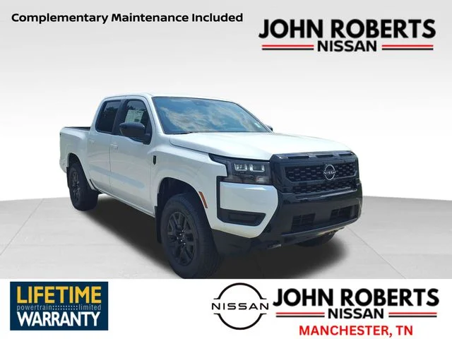 New 2026 Glacier White Nissan Crew Cab SV image 1