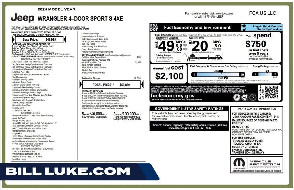 2024 Jeep Wrangler 4xe