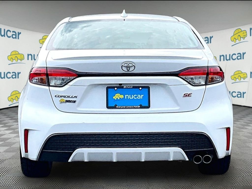 Used 2020 White Toyota SE image 5