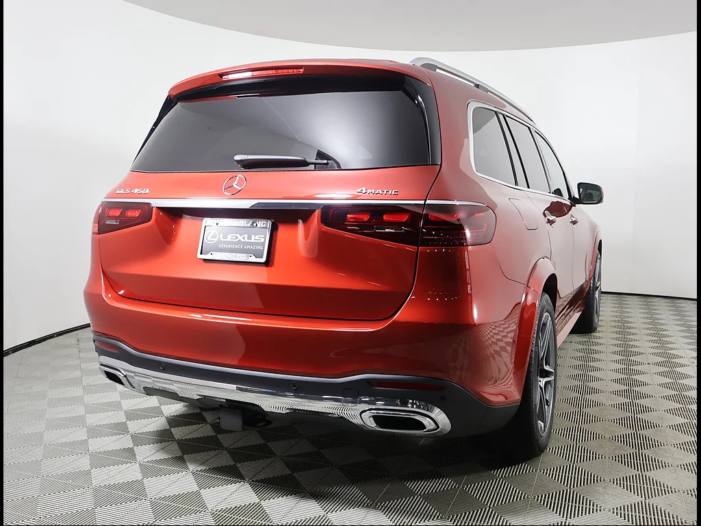 Used 2025 MANUFAKTUR Cardinal Red Metallic Mercedes-Benz GLS 450 image 5