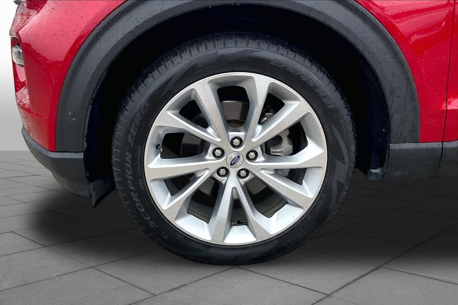 Used 2021 Rapid Red Metallic Tinted Clearcoat Ford Platinum image 11