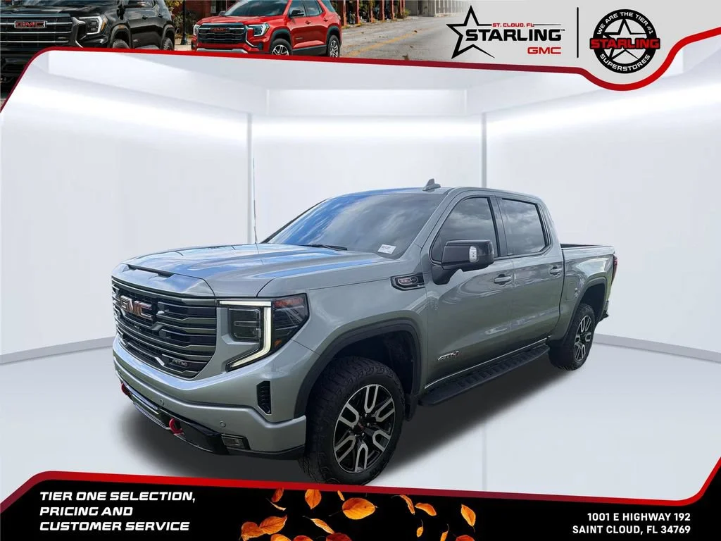 Used 2024 Sterling Metallic GMC AT4 image 1