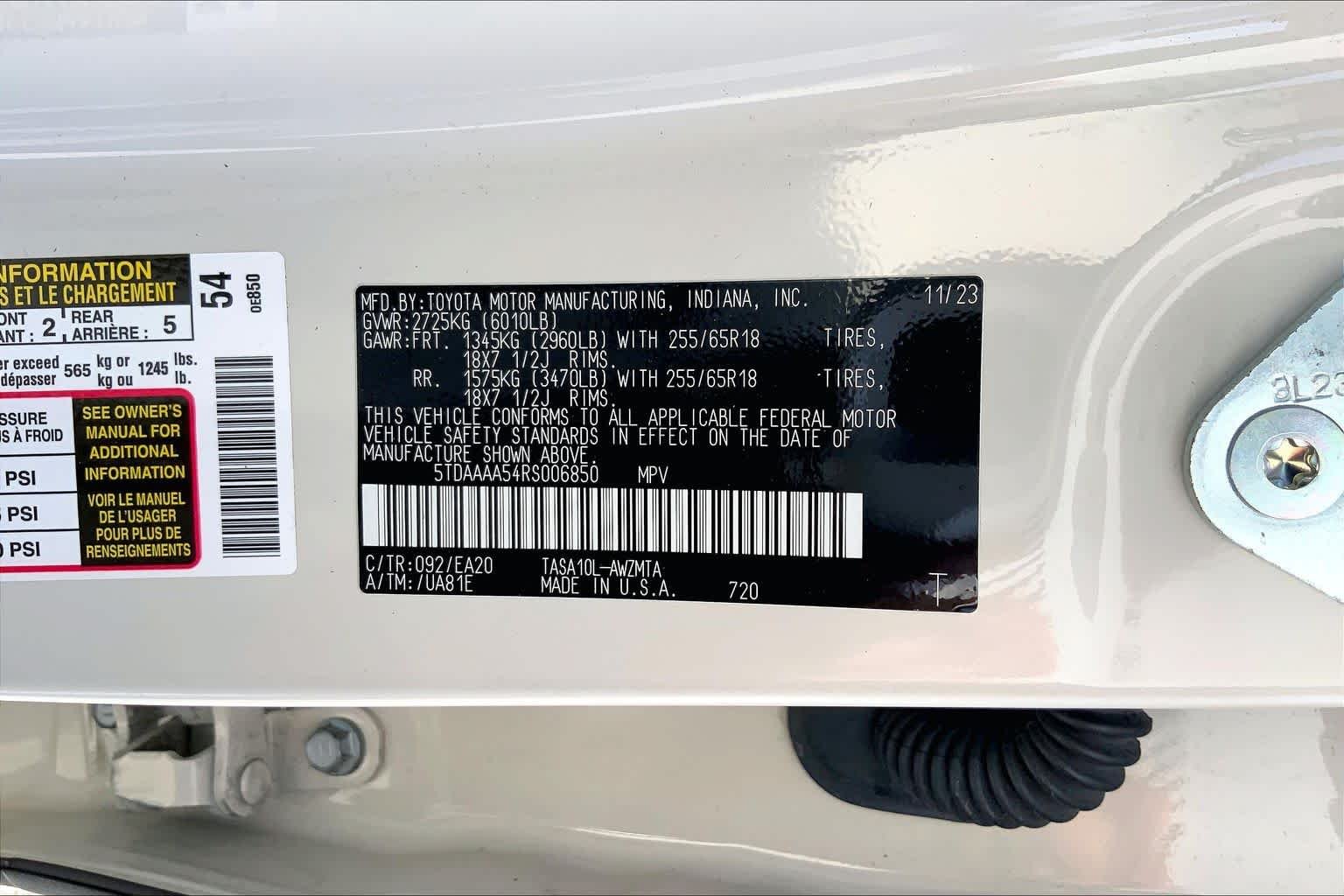 Used 2024 Coastal Cream Toyota XLE image 36