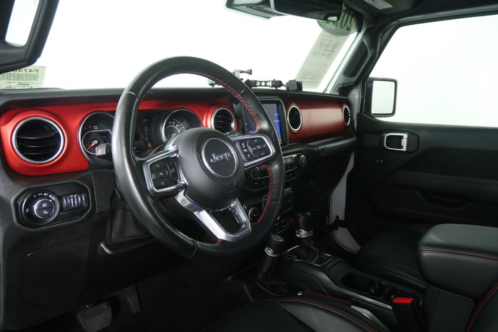 Used 2021 Bright White Clearcoat Jeep Rubicon image 18