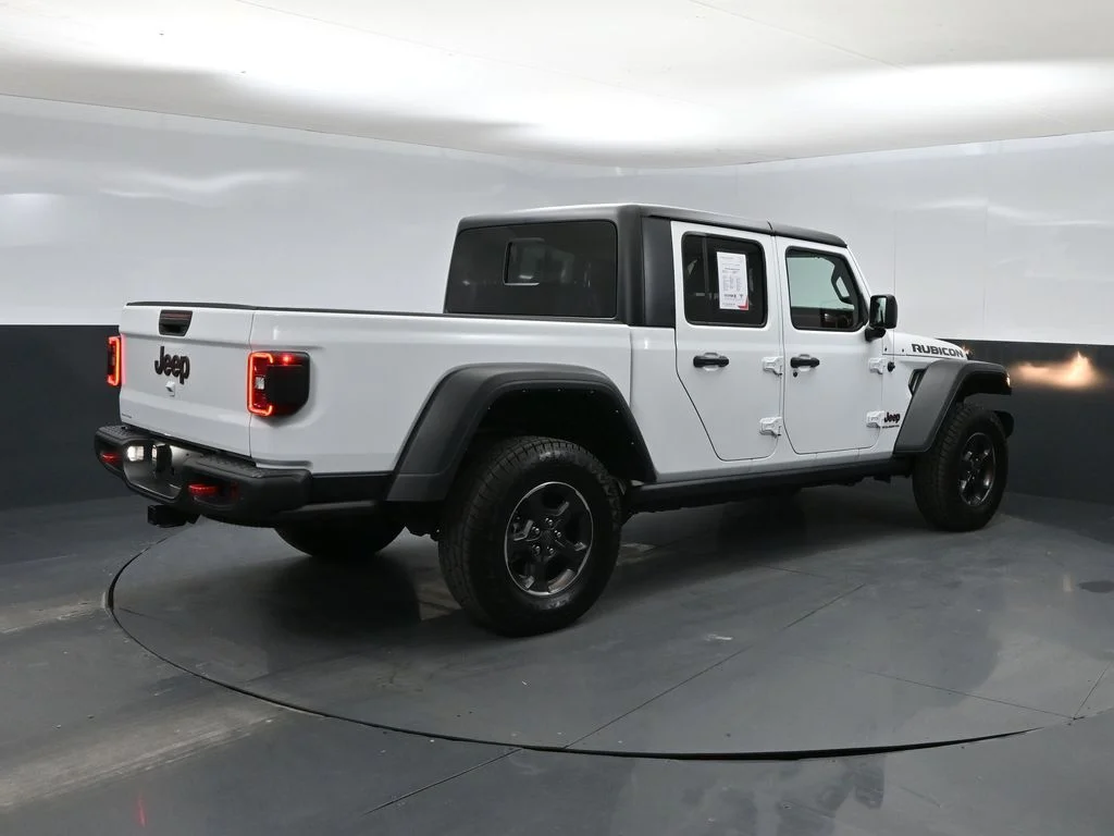 Used 2023 Bright White Clearcoat Jeep Rubicon image 4