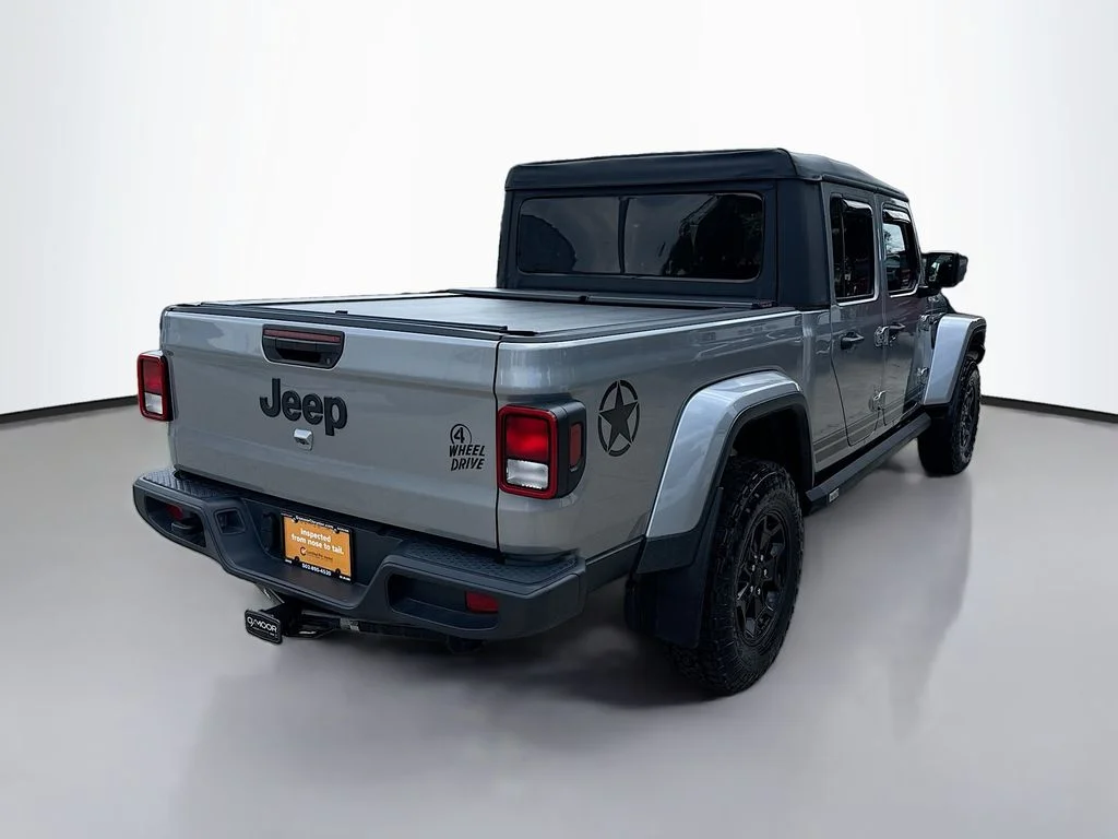 Used 2021 Billet Silver Metallic Clearcoat Jeep Willys Sport image 7