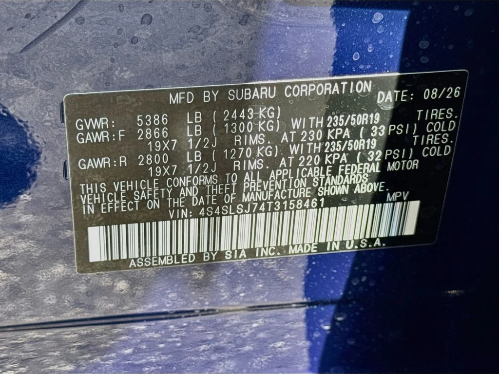 New 2026 Blue Subaru Sport Hybrid image 43
