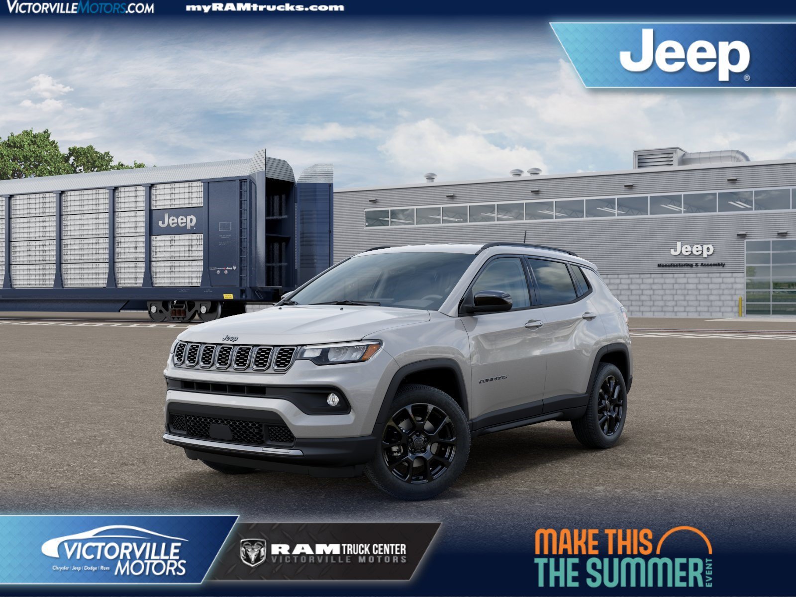 New 2026 Silver Zynith Metallic Clear-Coat Exterior Paint Jeep Latitude image 1