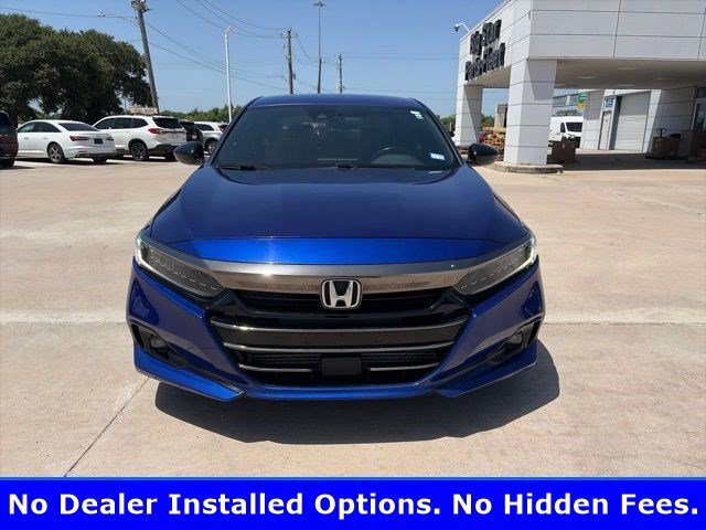 Used 2021 Blue Honda Sport image 3