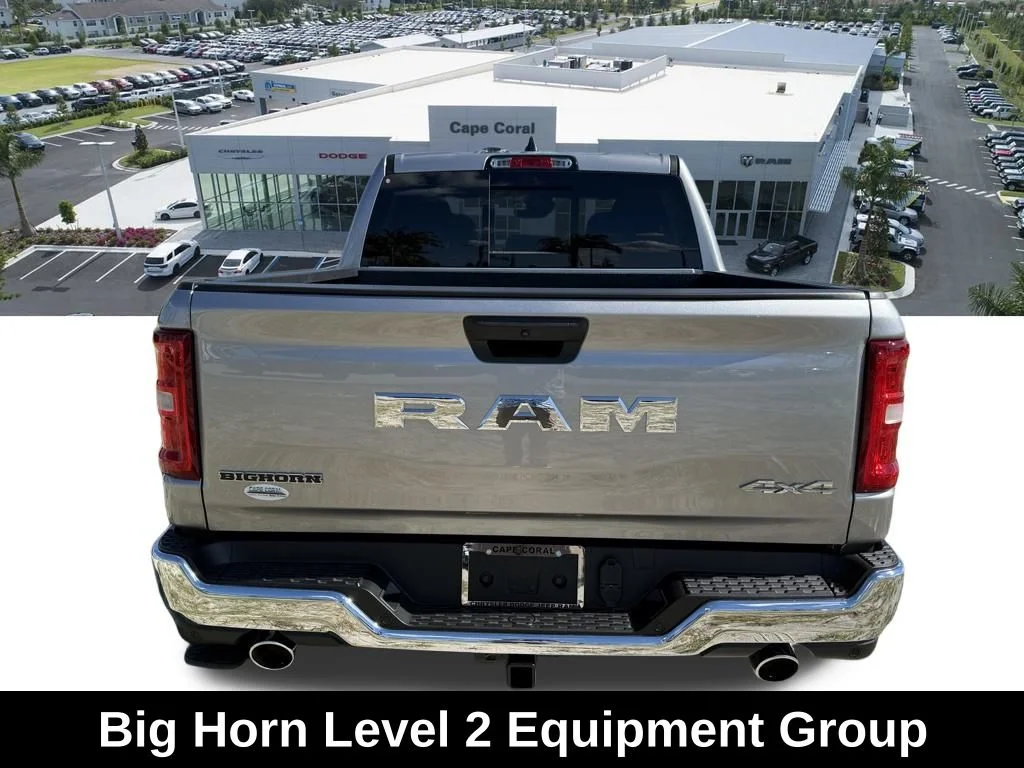 New 2026 Billet Silver Metallic Clear-Coat Exterior Paint RAM Big Horn/Lone Star image 5