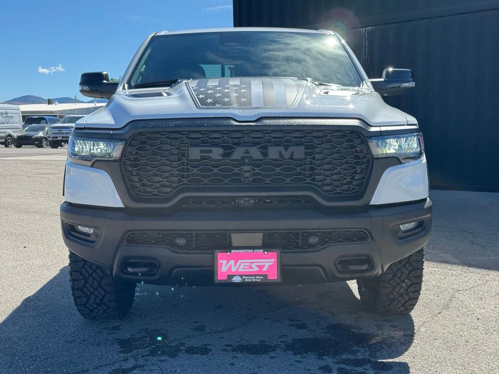 New 2026 Bright White Clear-Coat Exterior Paint RAM Rebel image 2