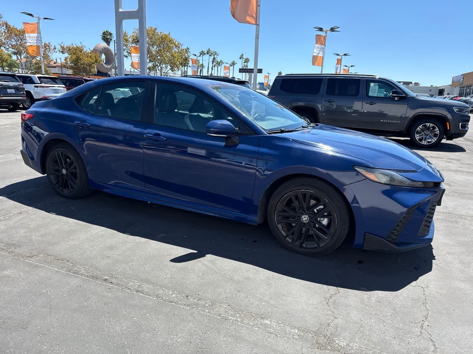 Used 2025 Reservoir Blue Toyota SE image 10