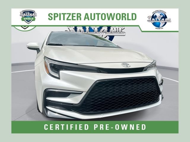 Used 2023 Beige Toyota SE image 1