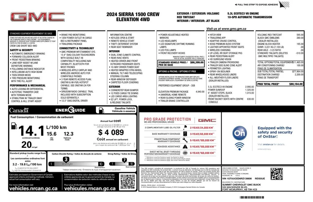 Certified Used 2024 Red GMC Elevation image 2