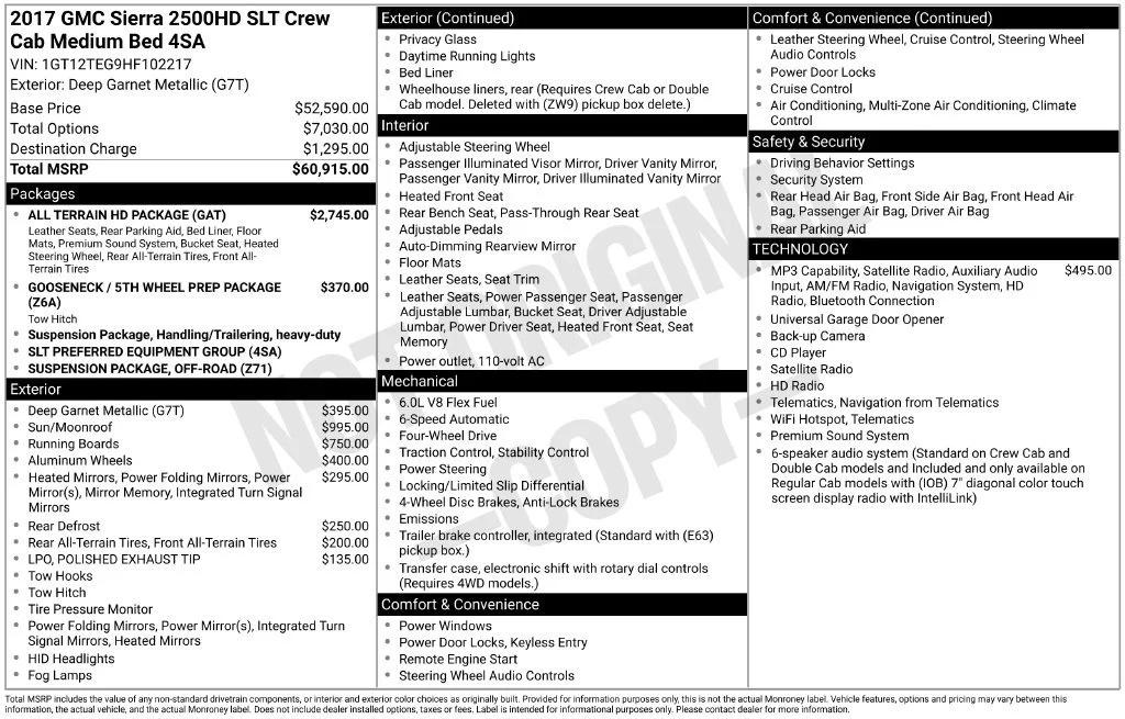 2017 GMC Sierra 2500HD