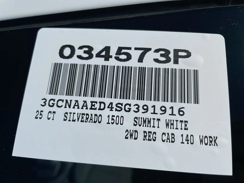 Certified Used 2025 Summit White Chevrolet Work Truck image 32