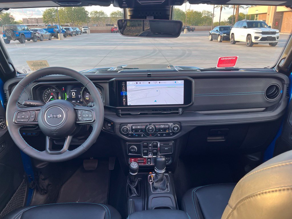 Used 2024 Blue Jeep Rubicon 4xe image 14