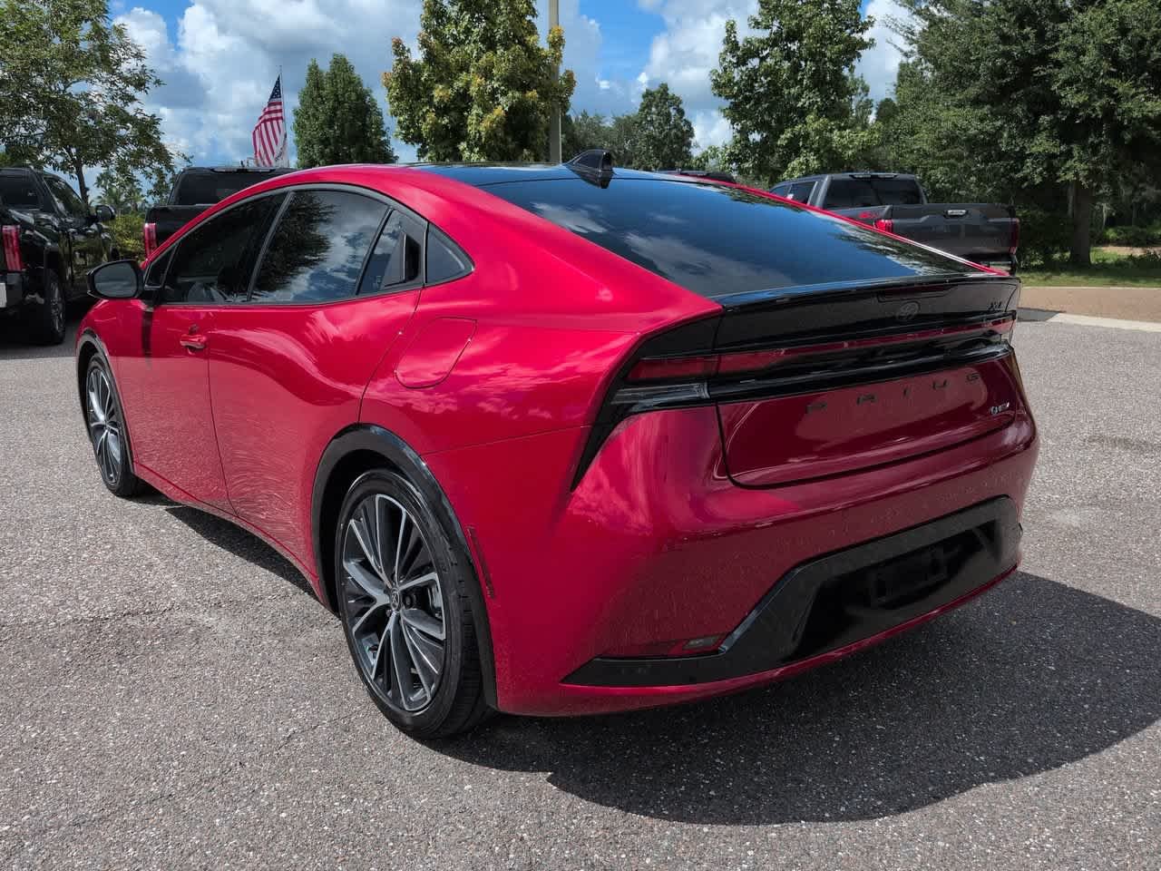 Certified Used 2024 Supersonic Red Toyota XLE image 4