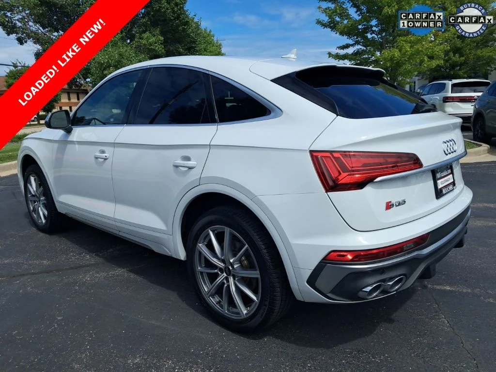 Used 2022 Glacier White Metallic Audi Premium image 4