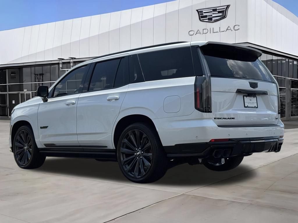 Used 2025 Crystal White Tricoat Cadillac Escalade-V image 6