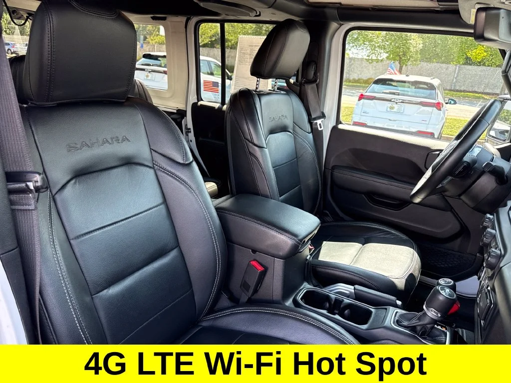 Used 2019 White Jeep Unlimited Sahara image 24
