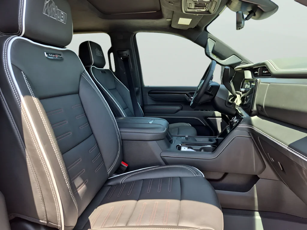 Used 2025 Volcanic Red Tintcoat GMC AT4X image 40