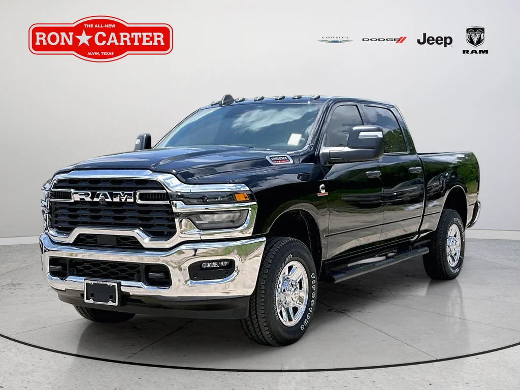 New 2026 Diamond Black Crystal Pearlcoat RAM Tradesman image 3