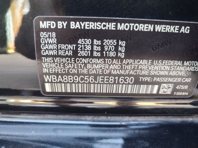 Used 2018 Black BMW 330i image 11