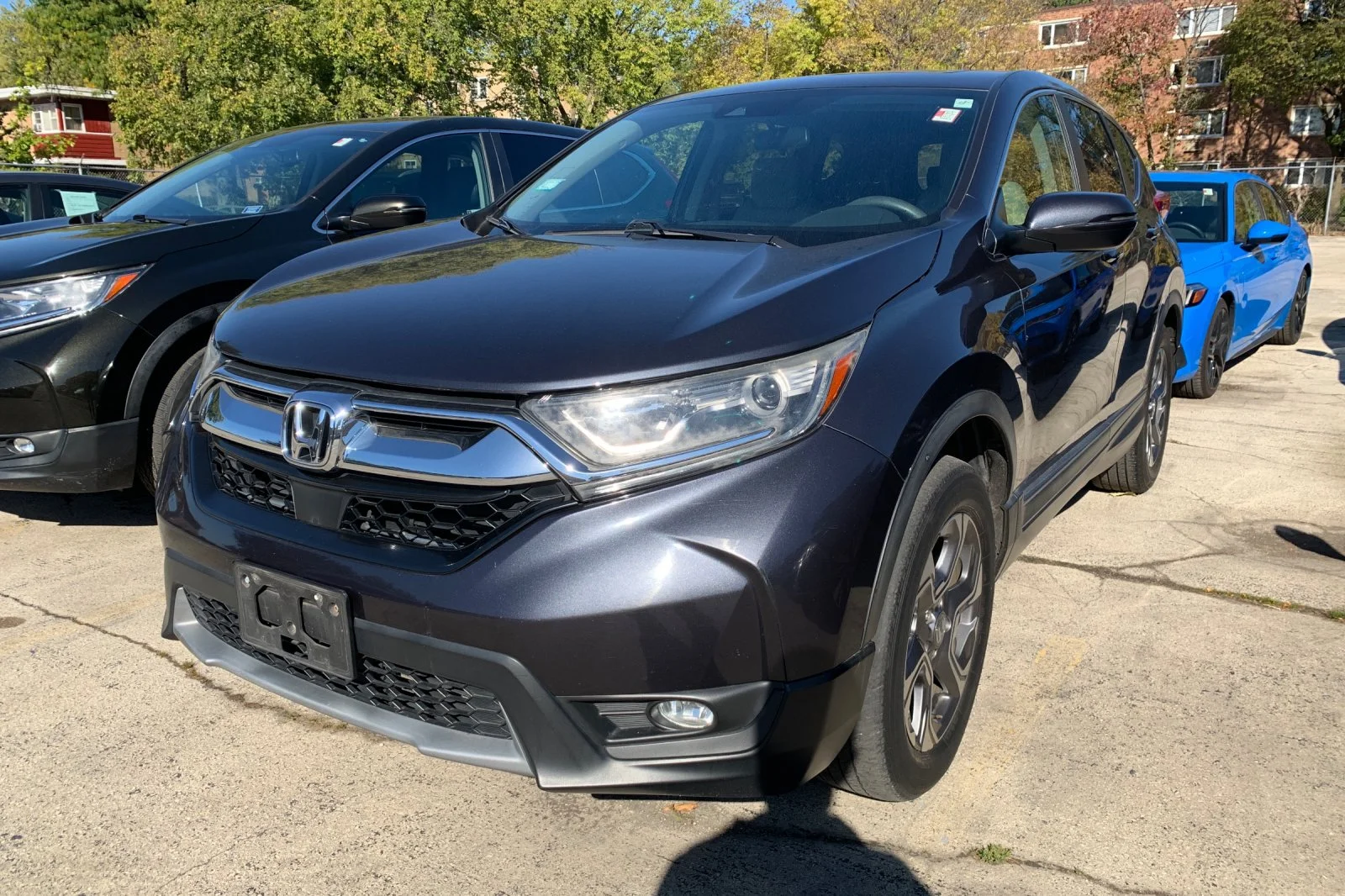 Certified Used 2017 Modern Steel Metallic Honda EX image 4