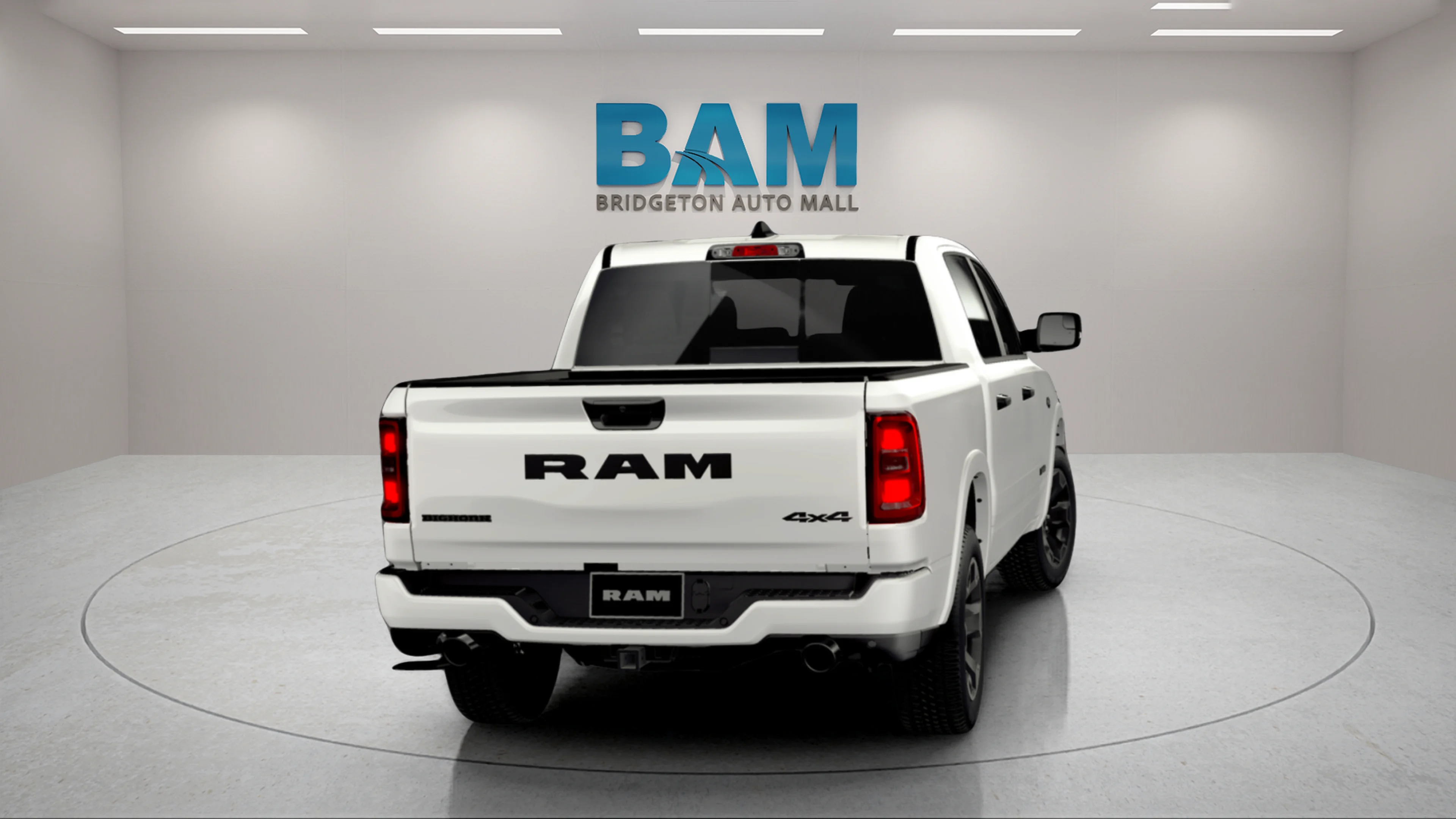 New 2026 Bright White Clear-Coat Exterior Paint RAM Big Horn image 6