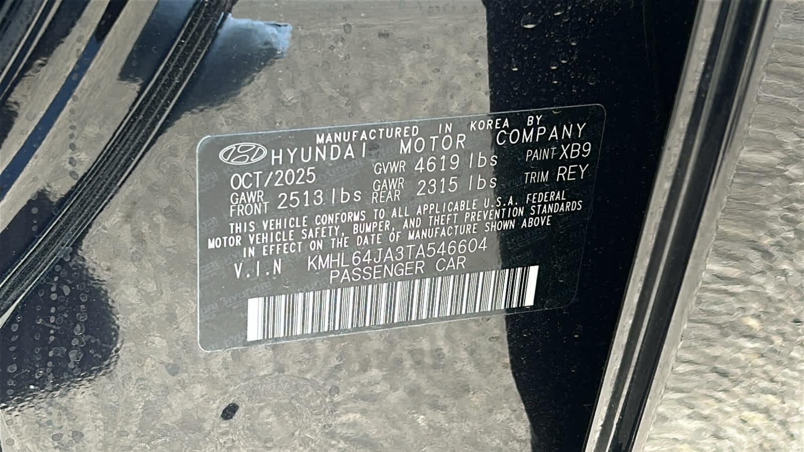New 2026 Carbon Blue Hyundai SEL Sport image 60