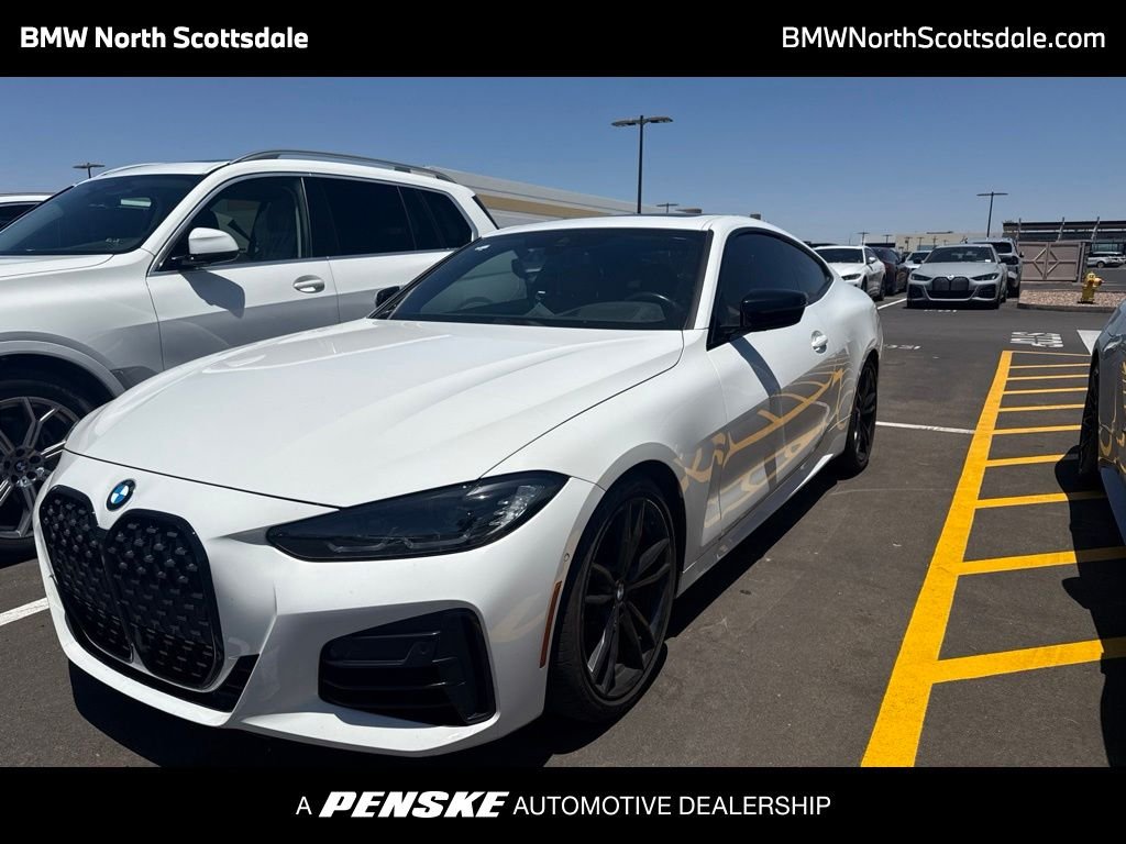 Used 2023 Alpine White BMW M440i image 1