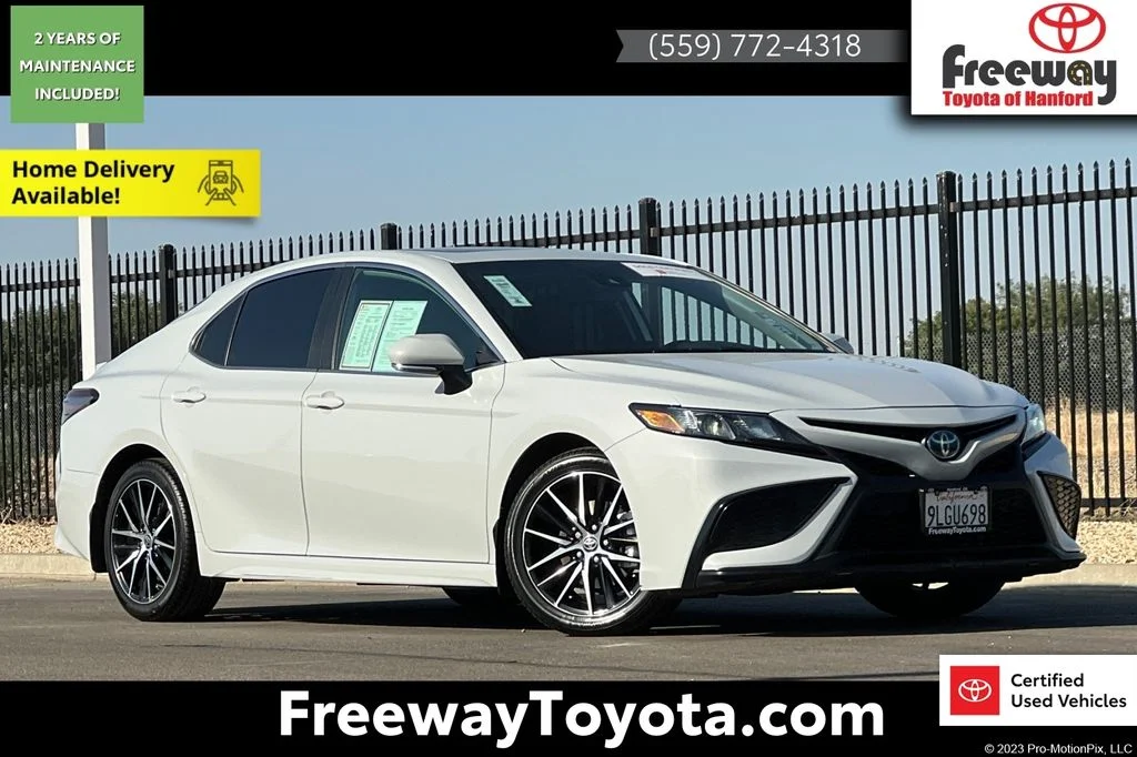 Certified Used 2024 White Toyota SE image 1