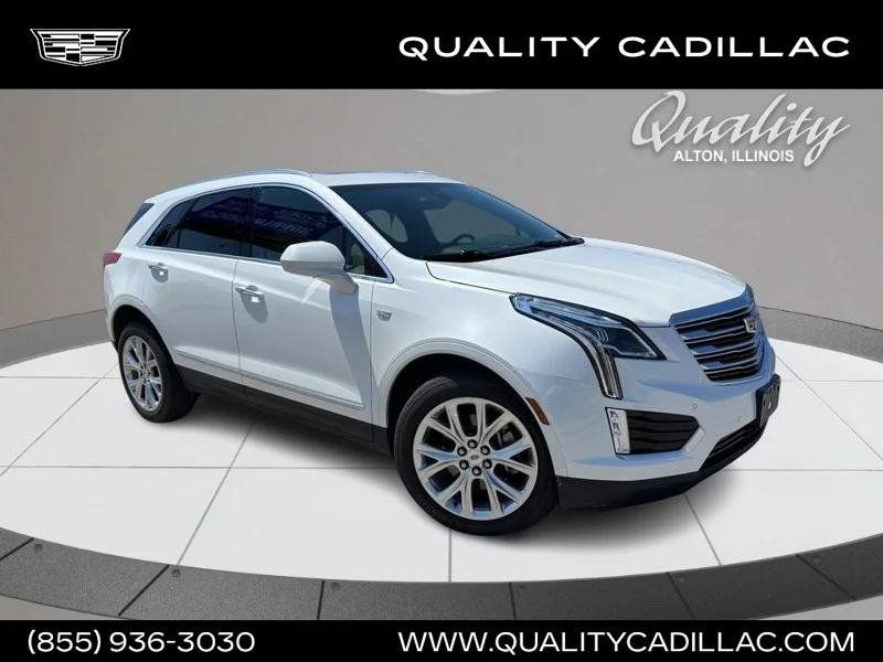 Used 2019 Crystal White Tricoat Cadillac Premium Luxury FWD image 1