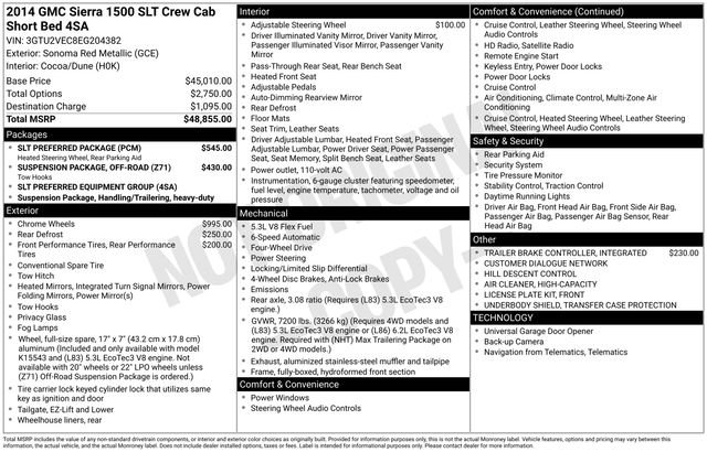 2014 GMC Sierra 1500 SLT