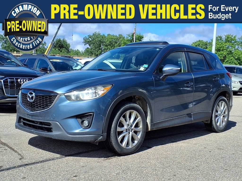 Used 2015 Blue Reflex Mica Mazda Grand Touring image 1