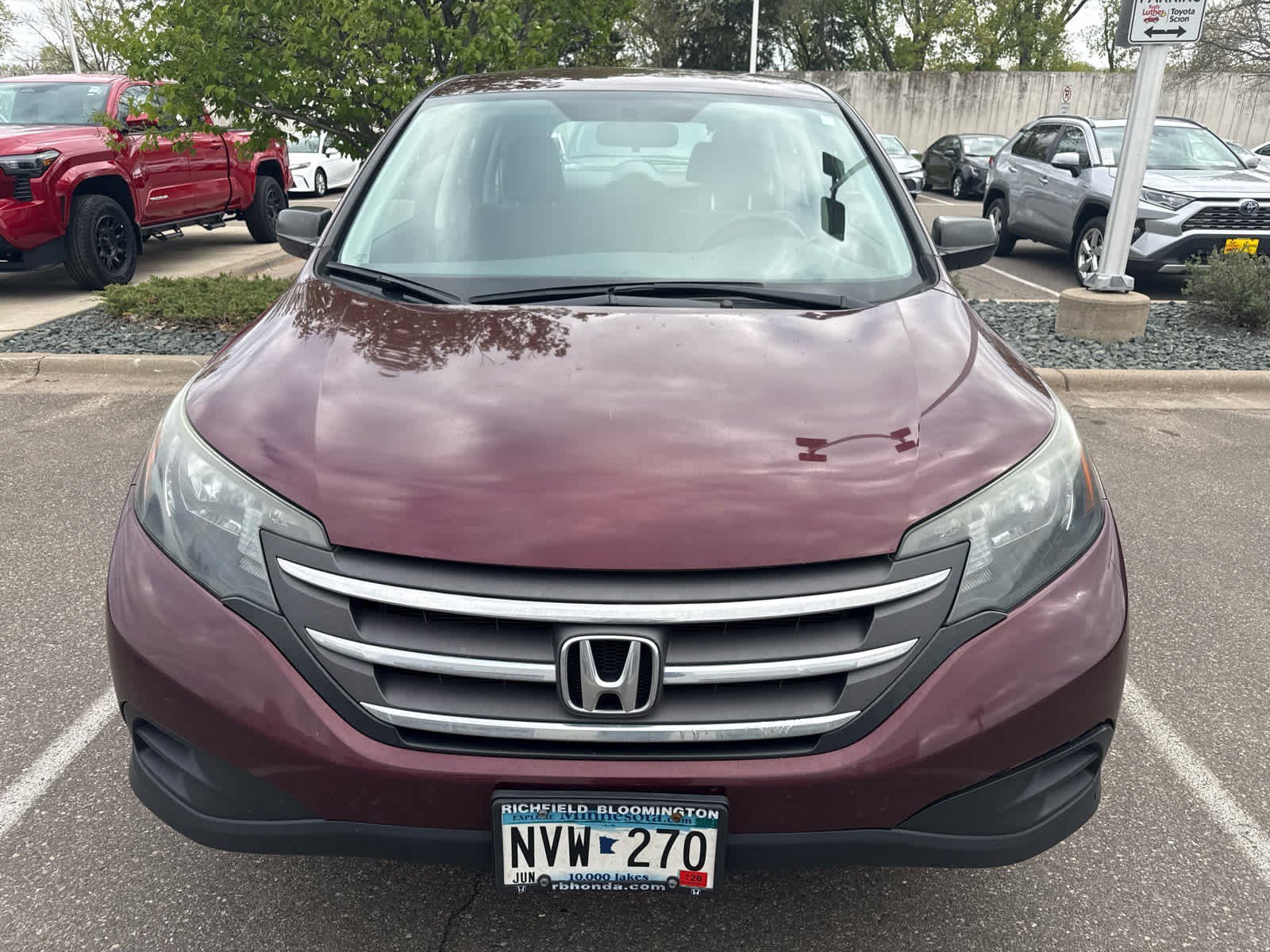 Used 2014 Honda CR-V LX with VIN 5J6RM4H3XEL088590 for sale in Golden Valley, Minnesota