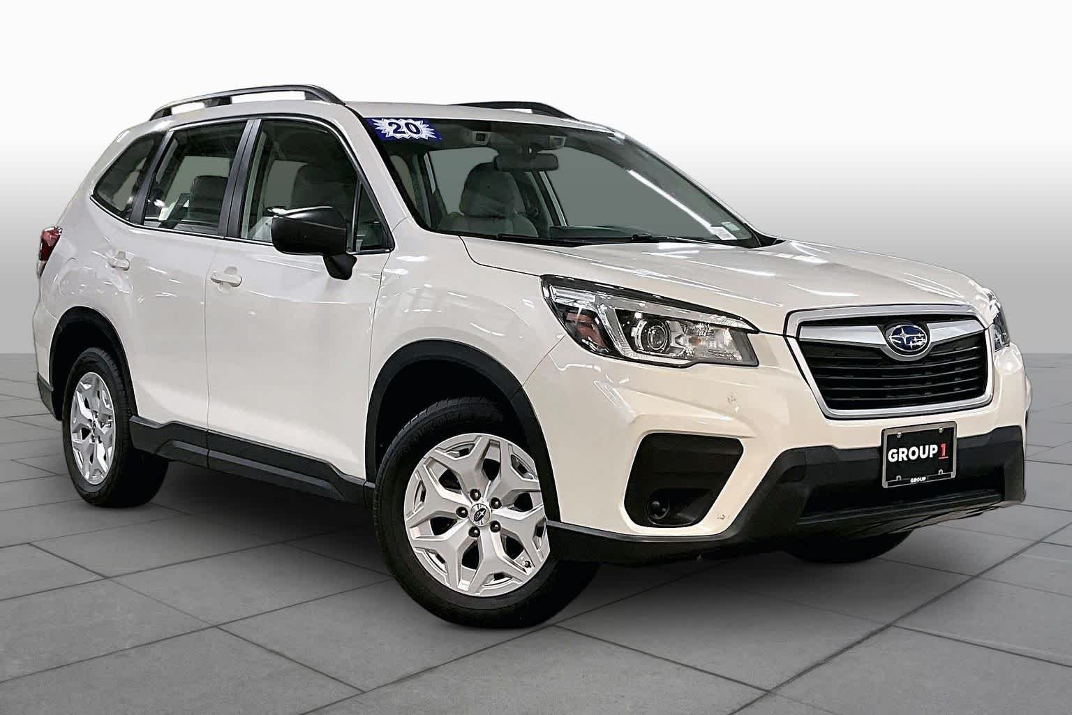 Used 2020 Crystal White Pearl Subaru  image 3
