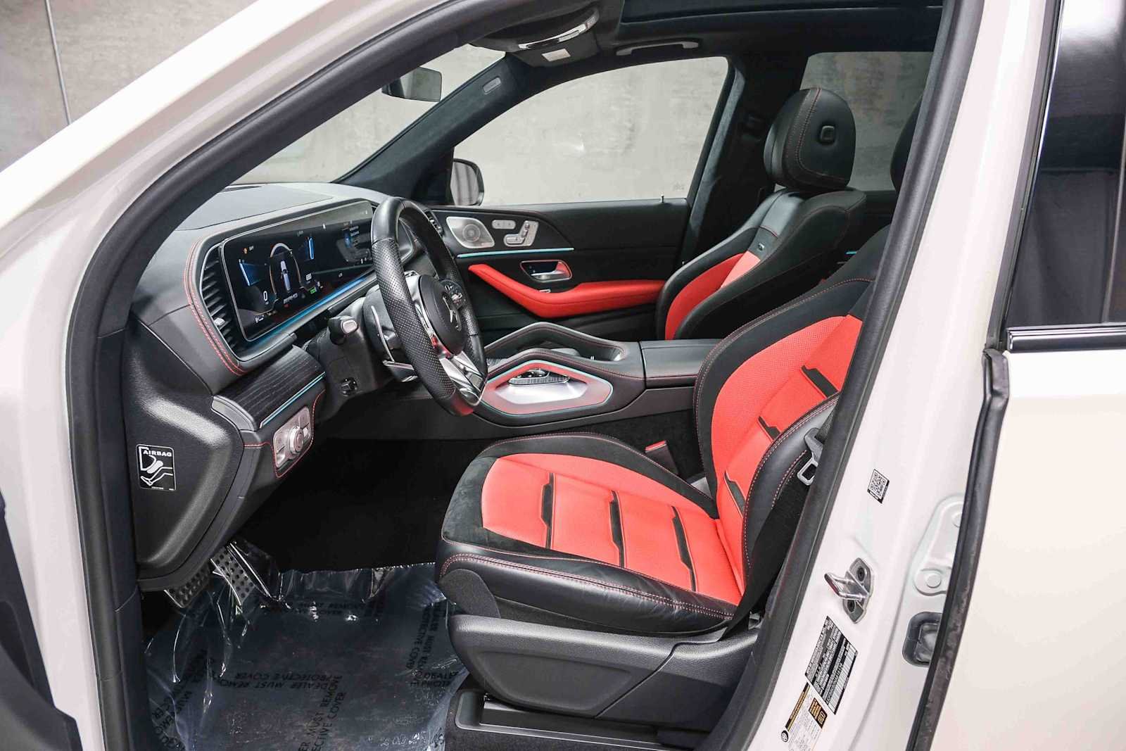 Certified Used 2022 MANUFAKTUR Diamond White Bright Mercedes-Benz AMG® GLE 63 S image 24