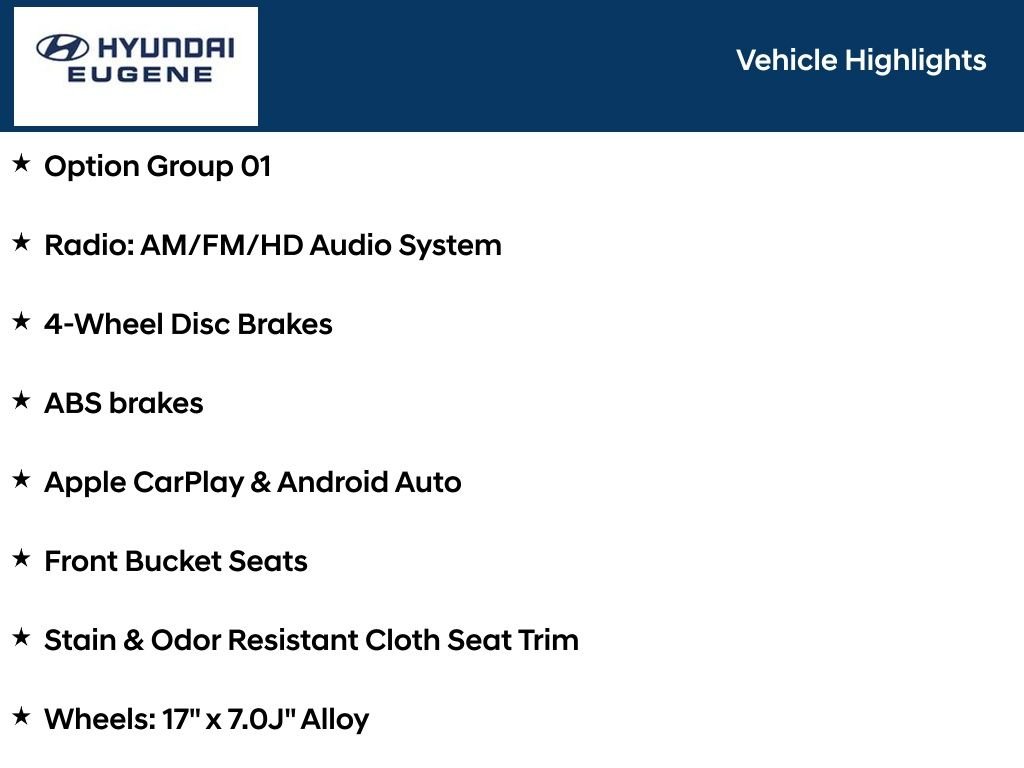 Used 2022 White Hyundai SE image 13