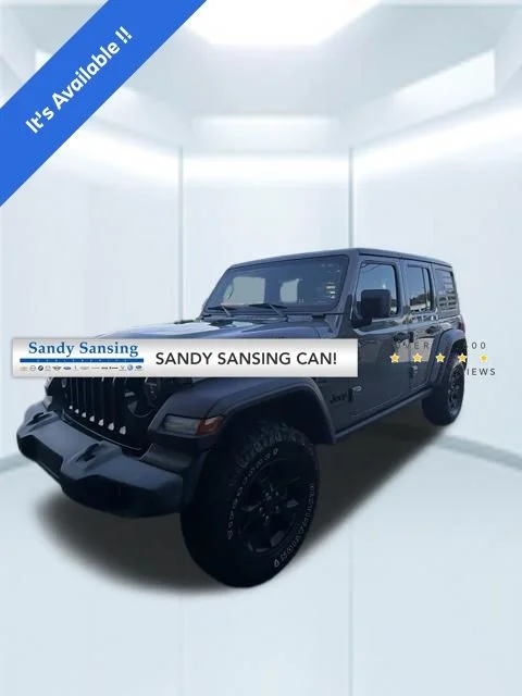 Used 2020 Gray Jeep Unlimited Willys image 1